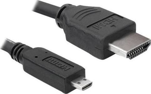 Delock - HDMI med Ethernet-kabel - HDMI til mikro HDMI-kabel - 1 m