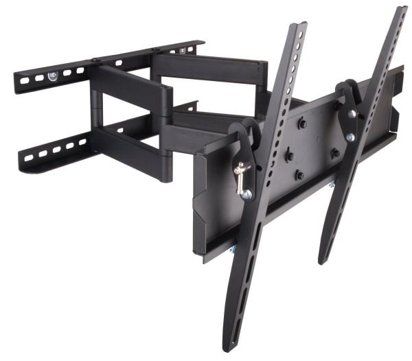TECHly MOTION LED400 - Monteringssett (veggmontering, dobbeltarm) - for flatpanel - svart - skjermstørrelse: 23"-55" - veggmonterbar