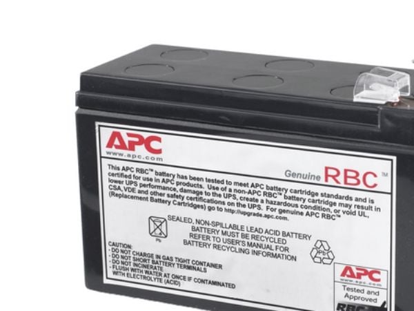 APC Replacement Battery Cartridge #114 - UPS-batteri - 60 VA - 1 x batteri - blysyre - svart - for P/N: BE450G, BE450G-CN, BE450G-LM, BN4001, BR500...