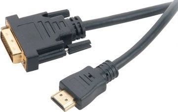 Akasa AK-CBHD06-20BK - Adapterkabel - HDMI hann til DVI-D hann - 2 m - dobbeltisolert - svart