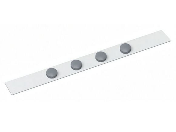 MAUL 6207202, Hvit, Metall, 50 mm, 100 cm