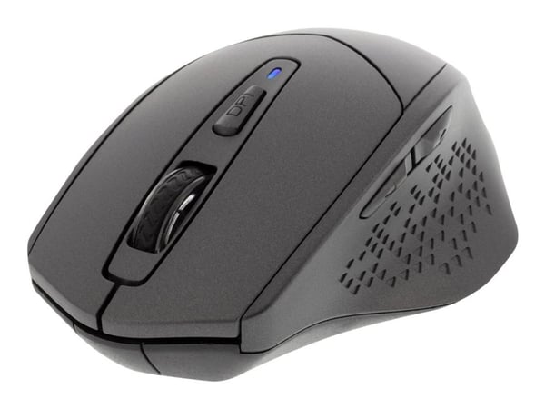 DELTACO MS-901 Silent - Mus - optisk - 4 knapper - trådløs - Bluetooth 5.0 - mørk grå