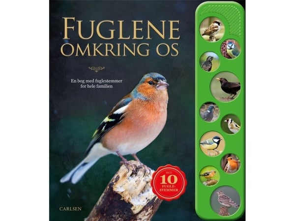 Fuglene omkring oss - en bok med fuglestemmer for hele familien | Språk: Dansk