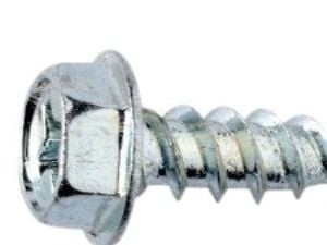 NKT ventilationsskrue 4,2x13mm - 6-kant hoved m/flange, vent+, elz., selvsk. gev. - 250stk