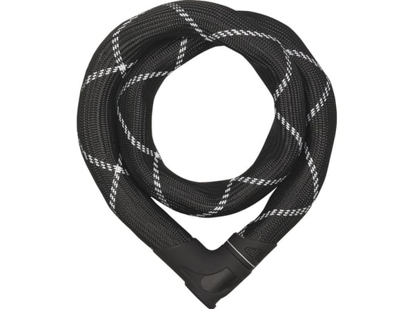 ABUS Combination 8210/110, Ketjulukko, Musta, Terästä, Terästä, Litteä avain, 1100 mm