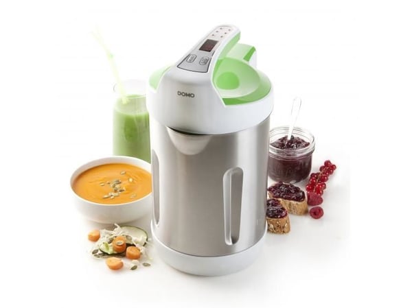 Domo DO705BL, 2 l, Grønn, Rustfritt stål, Hvit, LED, Knapper