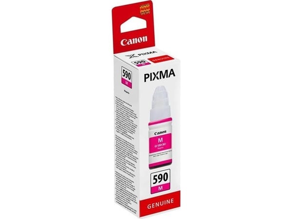 Canon GI 590 M - 70 ml - magenta - original - blekkrefill - for PIXMA G1500, G1501, G1510, G2500, G2501, G2510, G3500, G3501, G3510, G4410, G4500, ...