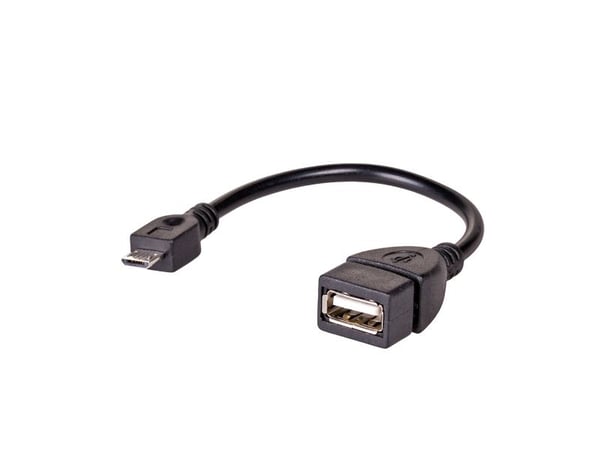 Akyga - USB-sovitin - USB (hun) til Micro-USB Type B (han) - USB OTG - 15 cm - lajittelu