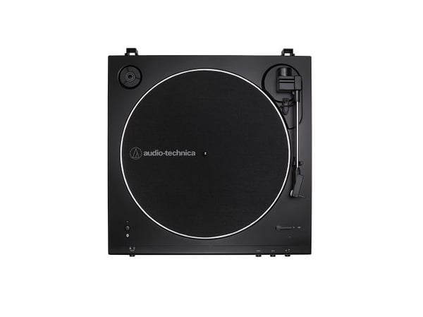 Audio-Technica AT-LP60XBT, Hihnakäyttöinen levysoitin, Täysin automaattinen, Musta, Alumiini, 33 1/3,45 RPM, 33 1/3,45 RPM