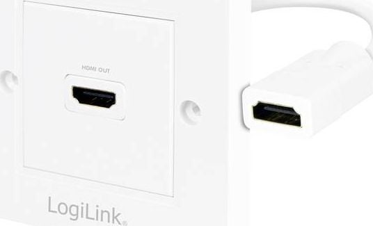 LogiLink AH0014, HDMI Type A (Standard), HDMI Type A (Standard), valkoinen