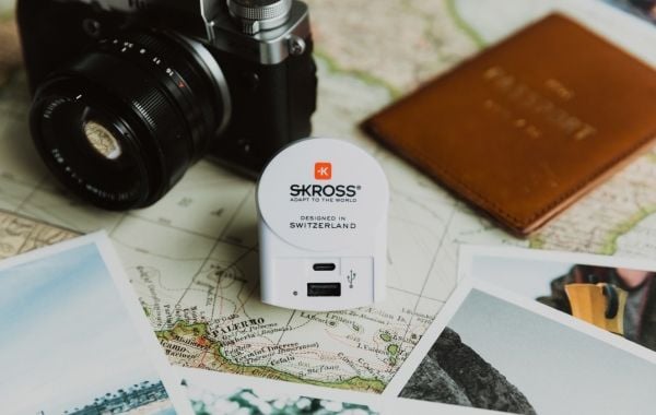 Skross 1.302423, Innendørs, AC, 5 V, Hvit