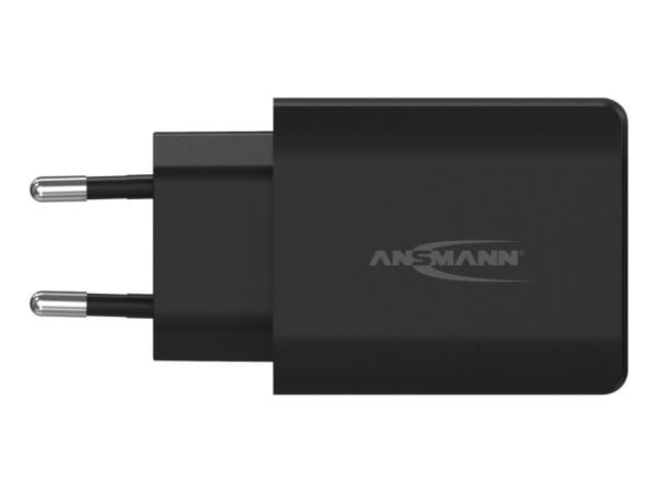 ANSMANN HC118QC - Strømadapter - 18 watt - 3 A - QC 3.0 (USB-C) - svart