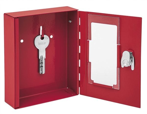 WeDo - Emergency key cabinet - stål - röd