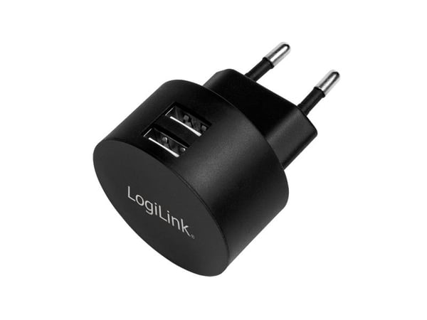 LogiLink PA0218, Sisätila, AC, 5 V, Musta