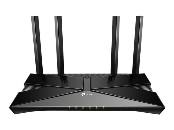 TP-Link Archer AX10 - Trådløs ruter 4-portssvitsj - 1GbE - Wi-Fi 6 - Dobbeltbånd