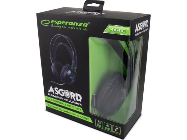 Esperanza stereo gaming-headset med mikrofon ASGARD