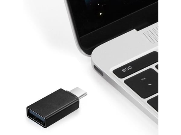 Gembird A-USB2-CMAF-01, USB Type-C, USB A-tyyppi, Musta