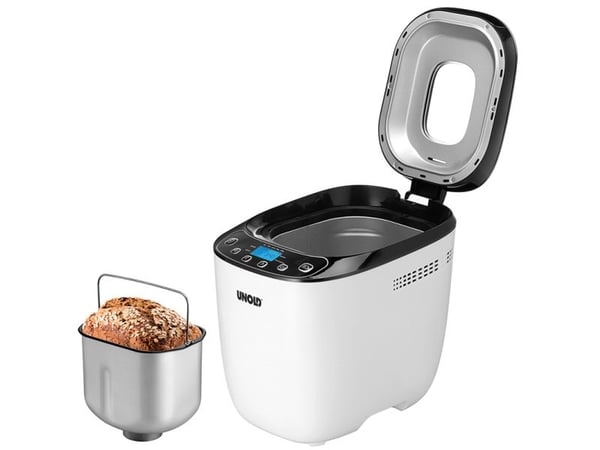 UNOLD BACKMEISTER DESIGN 68010 - Brødmaskin - 550 W - hvit/svart