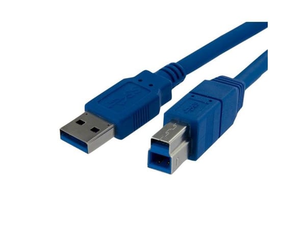 Akyga AK-USB-09 - USB-kabel - USB-type A (hann) til USB Type B (hann) - USB 3.0 - 1.8 m - blå