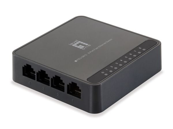 LevelOne FEU-0812, Hallitsematon, Fast Ethernet (10/100), Täysin kaksipuolinen