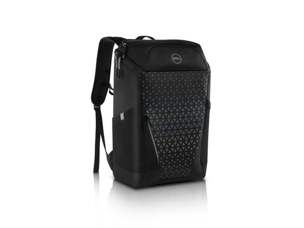 Dell Gaming Backpack 17 - Notebookryggsekk - 17" - svart med regnbue-reflektiv frontpanel