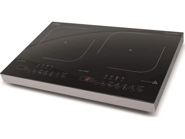 Caso ProGourmet 3500, Svart, Sølv, Benkeplate, 54.5 cm, Sonebasert induksjon, Glass, 2 zone(s)
