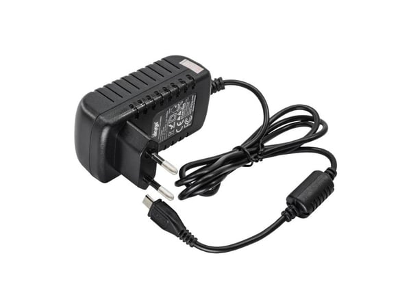 Akyga AK-TB-06 - Strømadapter - 12.5 watt - 2.5 A (Micro-USB type B) - svart