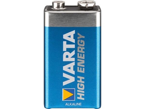 CoreParts - Batteri 9V - Alkalisk - 200 mAh - Mangan