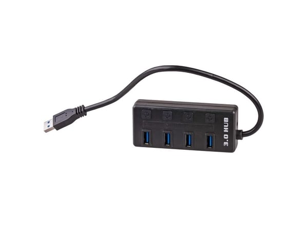 Akyga AK-AD-33 - Hub - 4 x SuperSpeed USB 3.0 - stasjonær