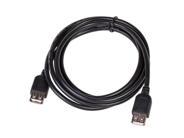 Akyga AK-USB-06 - USB-kabel - USB (hunn) til USB (hunn) - 1.8 m - svart