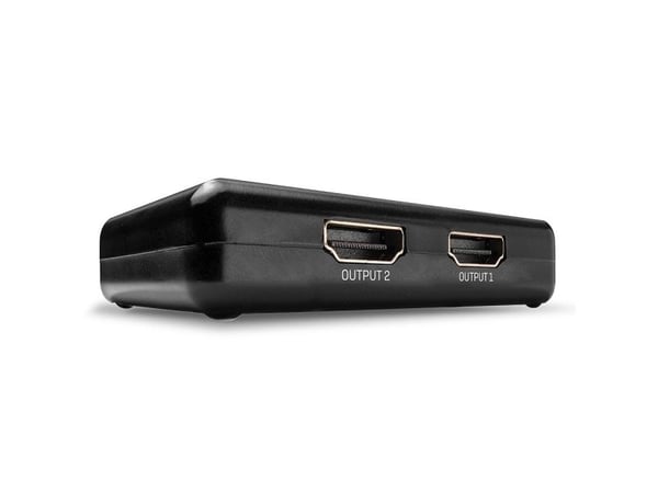 Lindy 38357, HDMI, 2x HDMI, 3840 x 2160 piksler, Svart, Plast, 4K Ultra HD