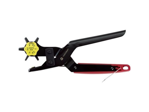 Toolcraft TO-6425610, 23 cm, 380 g, Roterende tang, Karbonstål, Stål, Svart, 6 stk