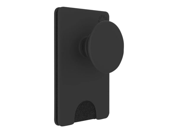 PopSockets PopWallet+ - Eske for 3 kredittkort eller 6 visittkort - svart