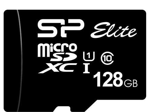 SILICON POWER Elite - Flash-minneskort - 128 GB - UHS-I U1 / Class10 - mikroSDXC UHS-I
