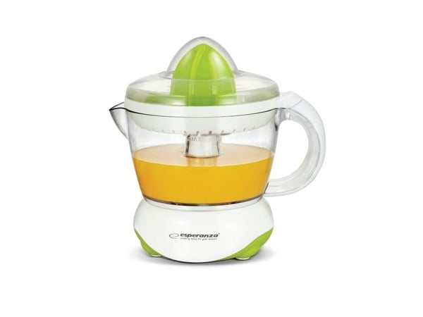Esperanza CLEMENTINE - Sitruspresse - 0.7 liter - 25 W - hvit/grønn