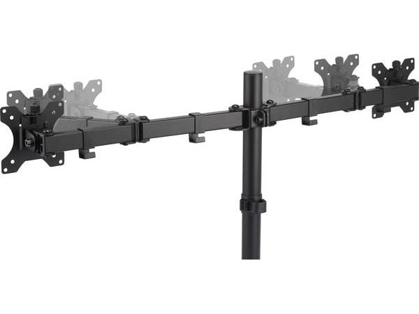 SpeaKa Professional SP-6644612, Frittstående, 16 kg, 33 cm (13"), 81,3 cm (32"), 100 x 100 mm, Svart