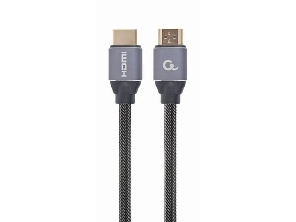 Cablexpert Premium series - High Speed - HDMI-kaapeli Ethernetillä - HDMI uros HDMI uros - HDMI uros - 1 m - 4K-tuki, tukee 21:9 elokuvasuhdetta