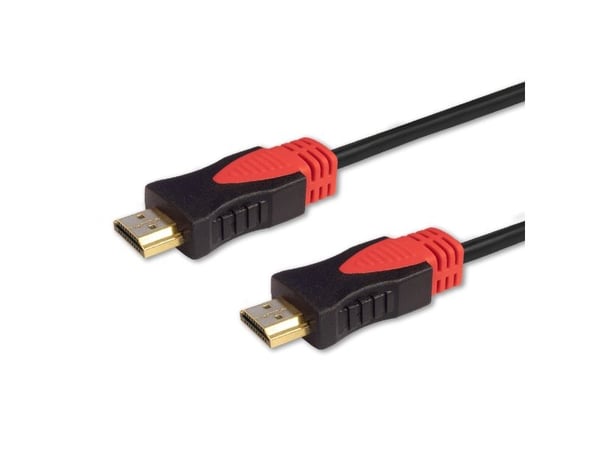 SAVIO CL-141 - High Speed - HDMI-kabel med Ethernet - HDMI hann til HDMI hann - 10 m - skjermet - svart - 4K-støtte