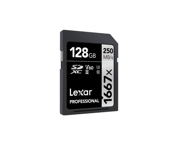 Lexar Professional - Flashminnekort - 128 GB - Video Class V60 / UHS-II U3 / Class10 - 1667x - SDXC UHS-II