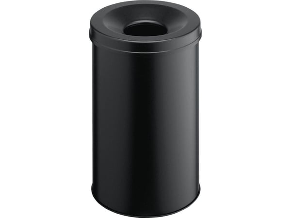 Papirkurv brandsikker Durable SAFE 30 sort metal