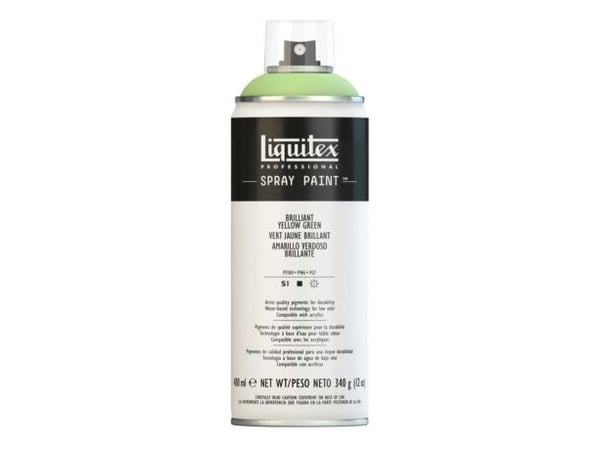 Liquitex Professional Spray Paint 400 ml, Brilliant Yellow Green, Vihreä, Spraymaali, nestemäinen, 400 ml, 1 kpl |