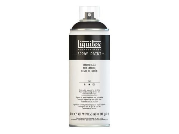 Liquitex Spray Paint, Musta, Spraymaali, Nestemäinen, 400 ml, 1 kpl