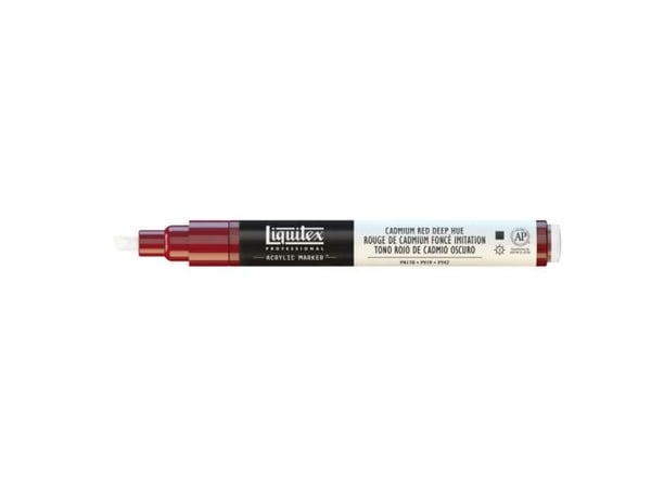 Liquitex 887452000655, Punainen, Musta, Valkoinen, Ohut pää, 2 mm, 1 kpl