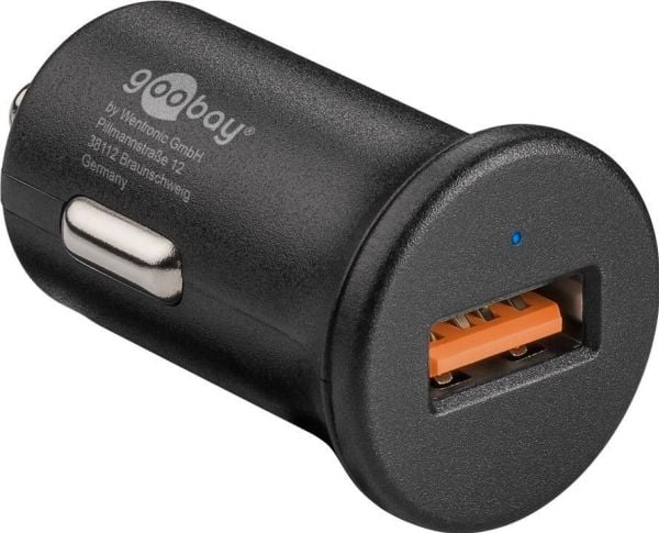Goobay 45162, Automaattinen, sikarin sytytin, 5 V, 3 A, musta