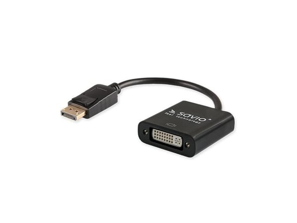 SAVIO CL-91 - Skjermadapter - DisplayPort (han) til DVI-D (hun)