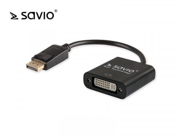 SAVIO CL-91 - Skjermadapter - DisplayPort (han) til DVI-D (hun)