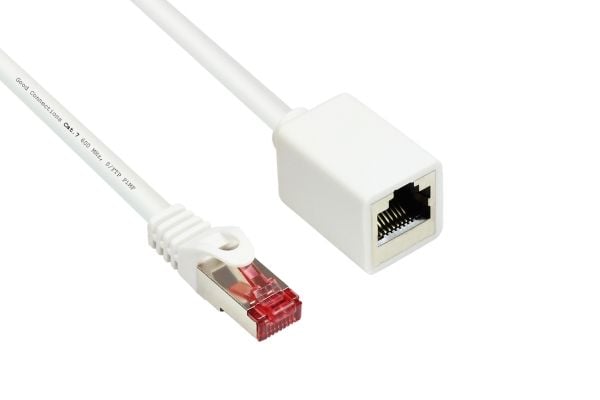 Alcasa 8063VR-100W, 10 m, Cat6, S/FTP (S-STP), RJ-45, RJ-45, Hvit