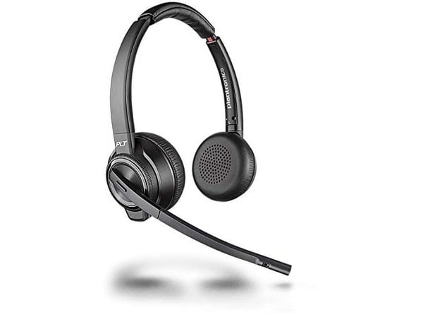 Poly Savi 8200 Series W8220/A - Hodesett - on-ear - DECT / Bluetooth - trådløs - aktiv støydemping