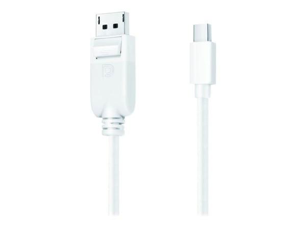 Purelink iSeries - DisplayPort-kabel - DisplayPort (hane) till Mini DisplayPort (hane) - 1,5 m - hasp - vit