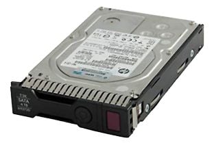 HPE Midline - Harddisk - 4 TB - hot-swap - 3.5" LFF - SATA 6Gb/s - 7200 rpm - med HP SmartDrive-holder